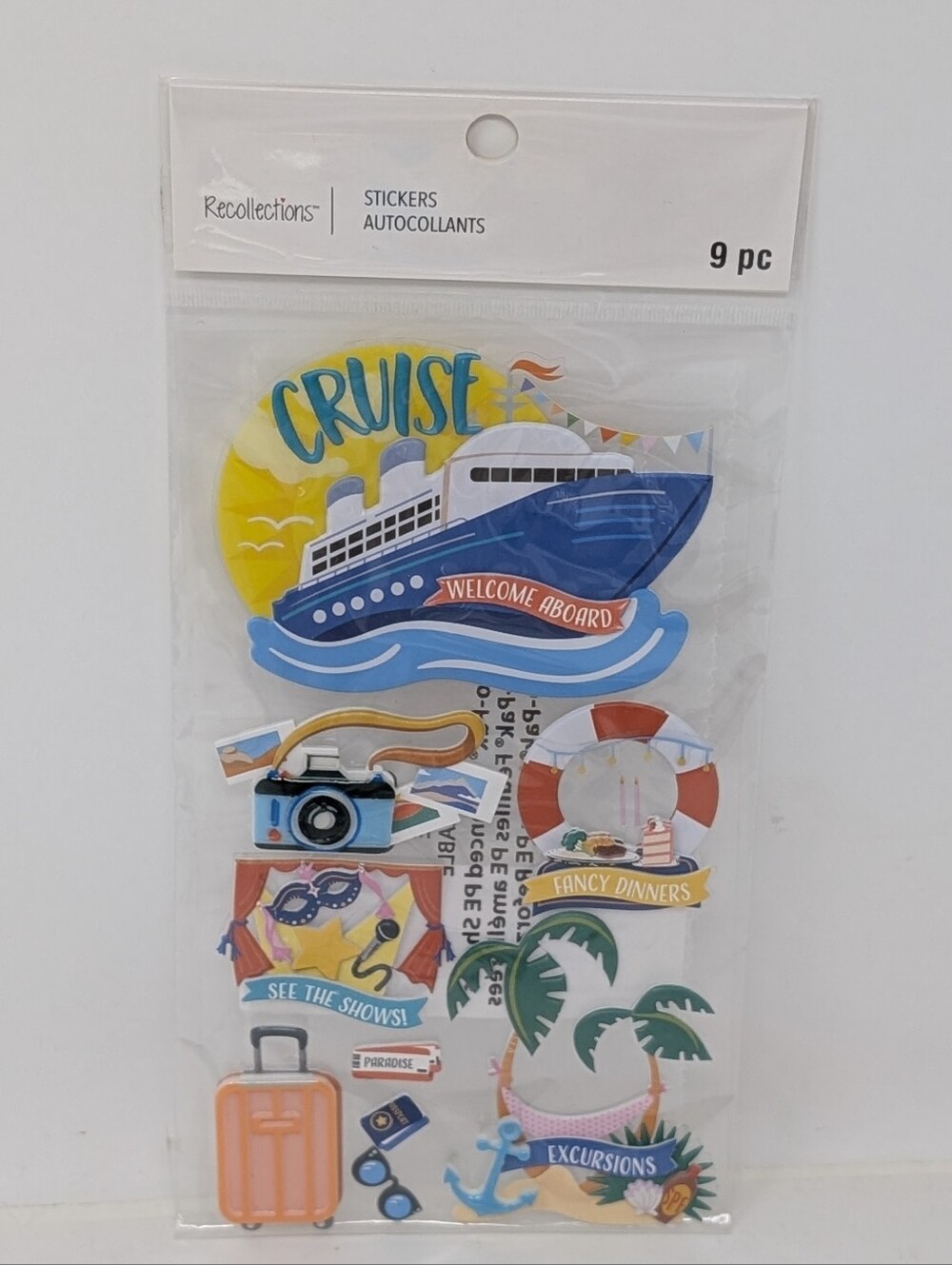 Recollections Cruise Stickers Scrapbooking